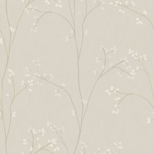 RoomMates -  Blossom Stripe Cream Peel and Stick 1pc Wallpaper